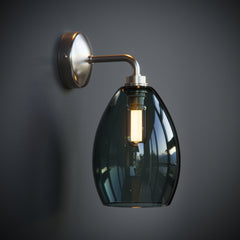 Smoke Glass Jules Bathroom IP44 Wall Light