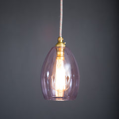 Jules Pink Glass Pendant Light