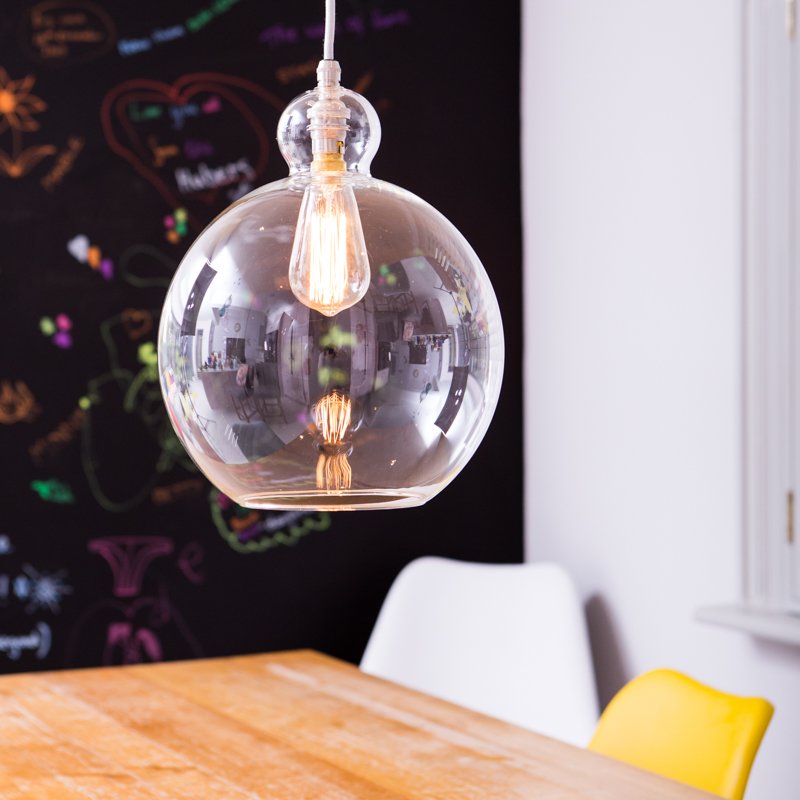 Clear glass globes shop for lights