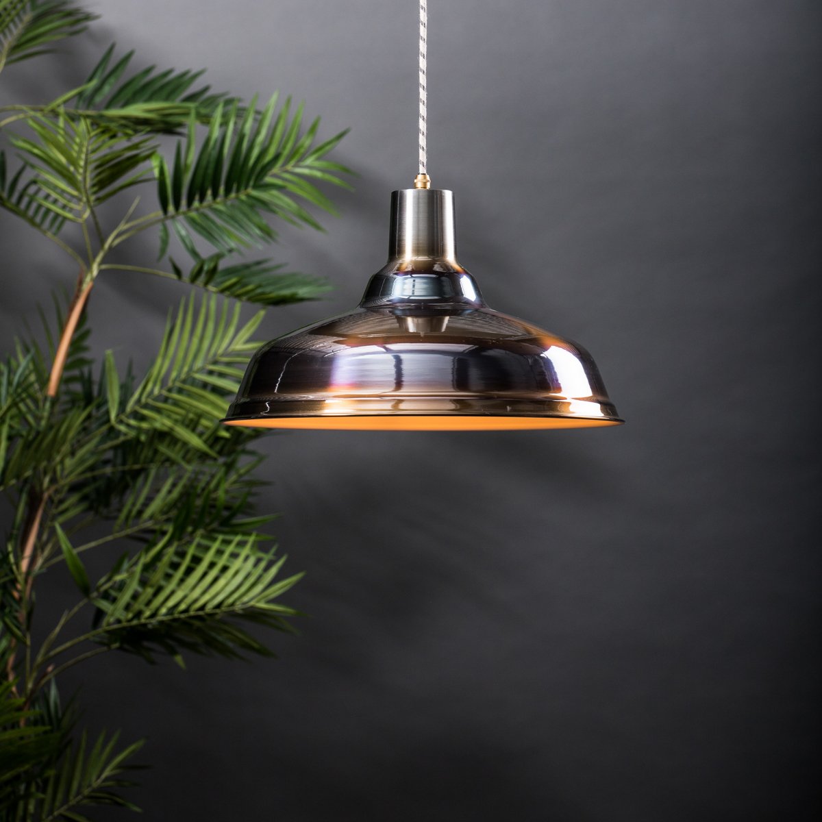 Industrial Metal Lighting Eglo Nohales Four Lamp Linear Pendant In