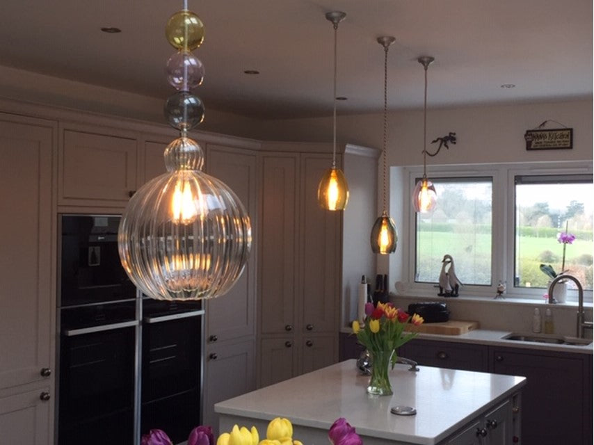 Kitchen and Hallway with a  "Glowing" touch.