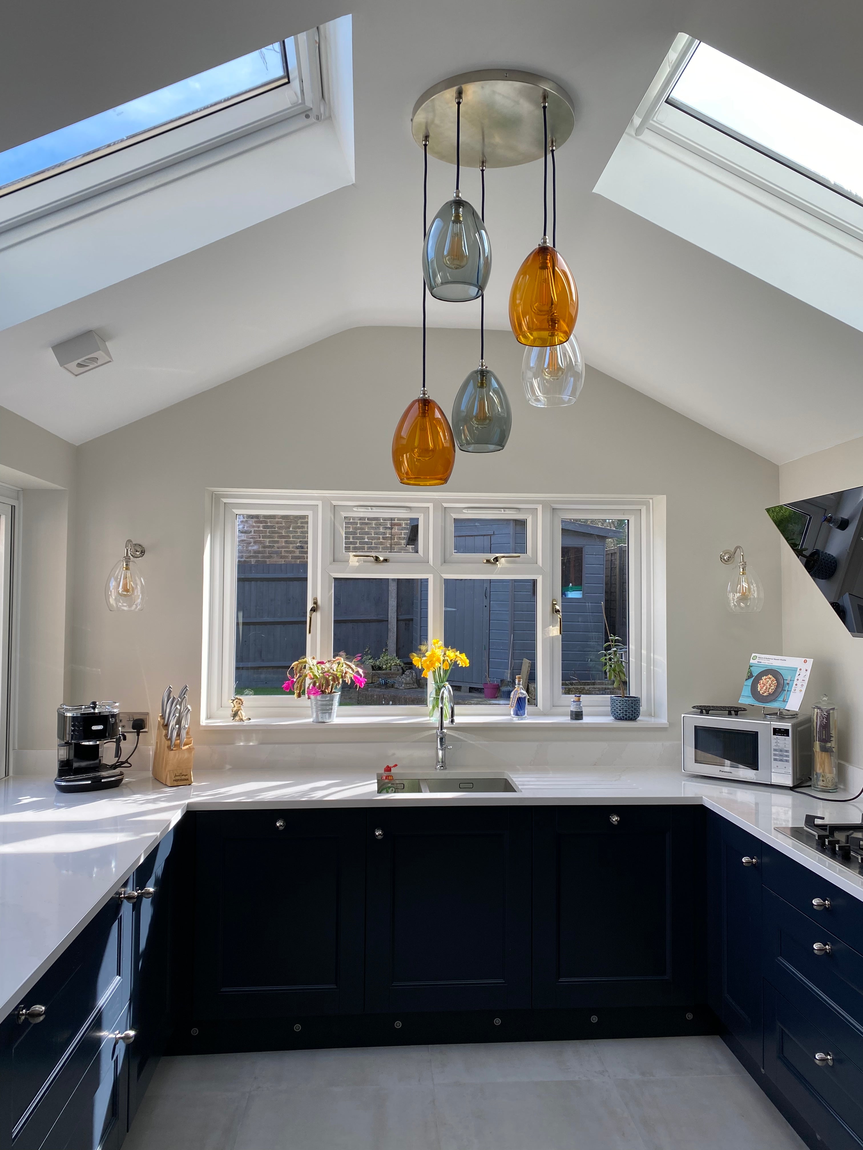 Bespoke Cluster from design to install, injecting colour into impressi ...