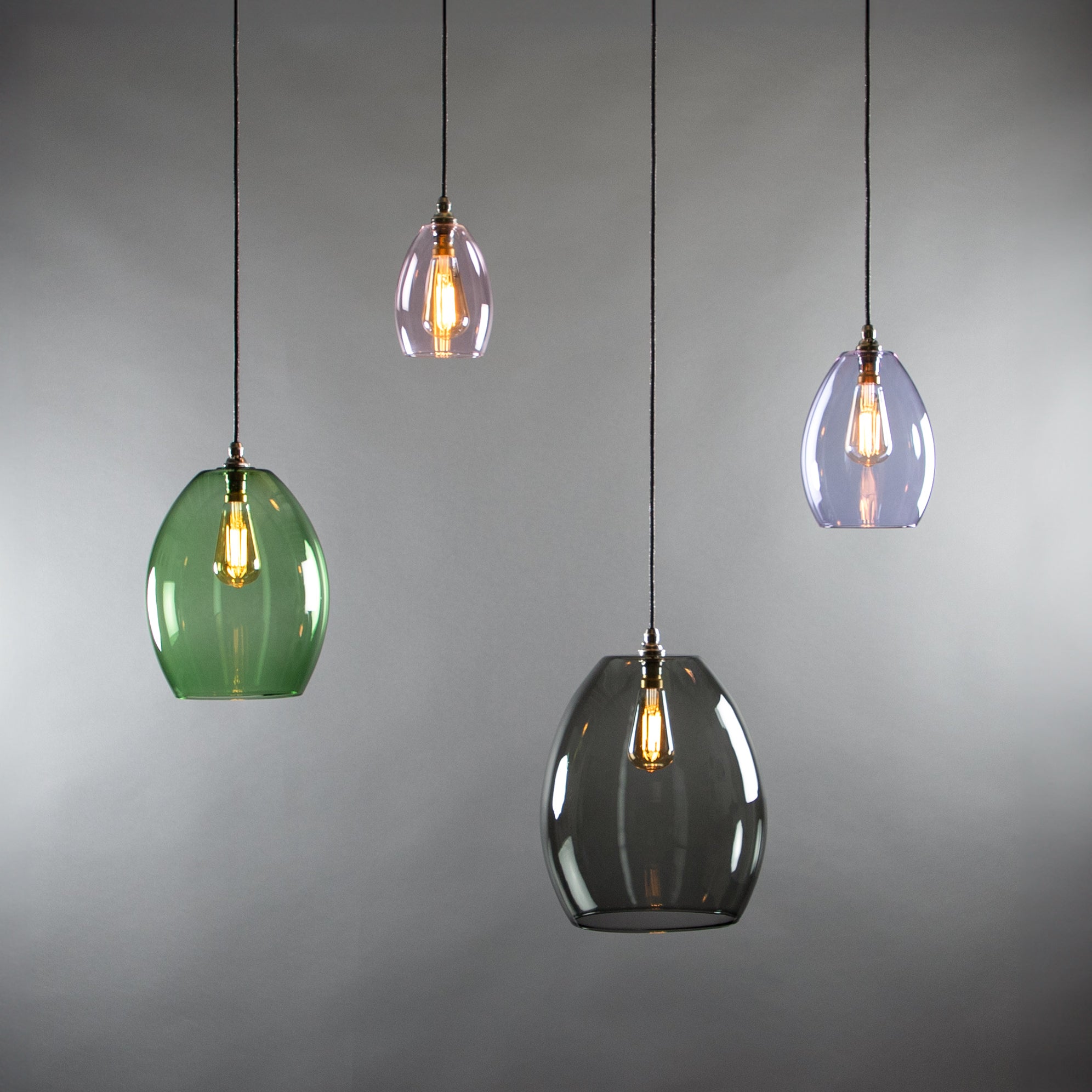 Coloured Glass Pendant Lights