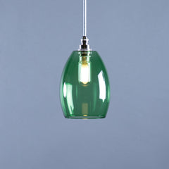 Green Glass Jules Bathroom IP44 Pendant Light