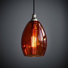 Jules Amber Glass Pendant Light