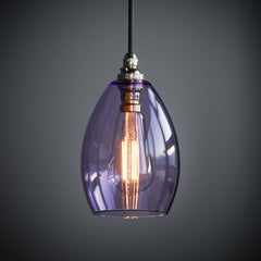Jules Lilac Glass Pendant Light