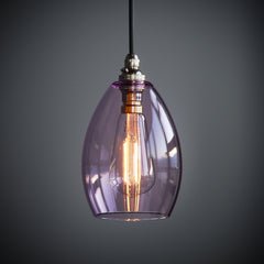 Jules Pink Glass Pendant Light