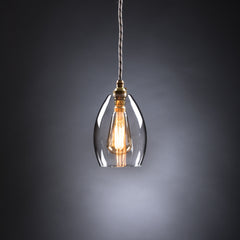 Jules Clear Glass Pendant Light