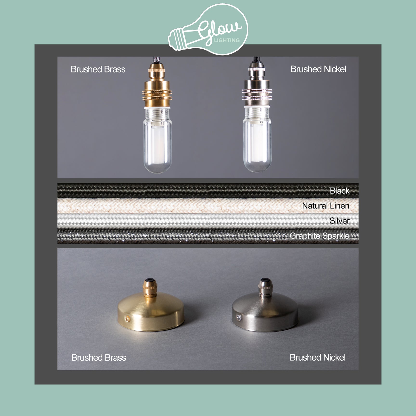 Jules Small Bathroom IP44 Pendant Light Clear Glass – Glow Lighting