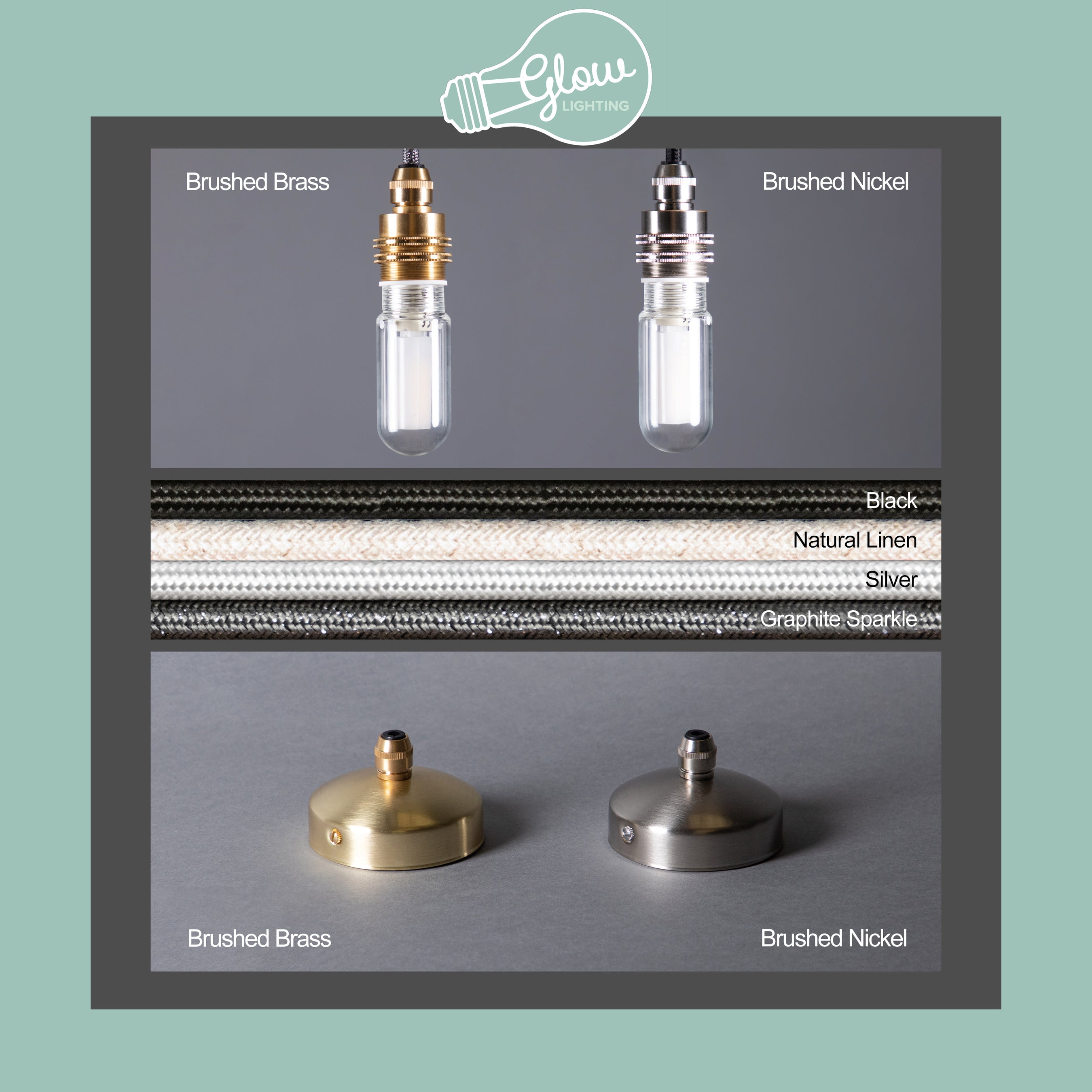 Jules Small Bathroom IP44 Pendant Light Clear Glass – Glow Lighting