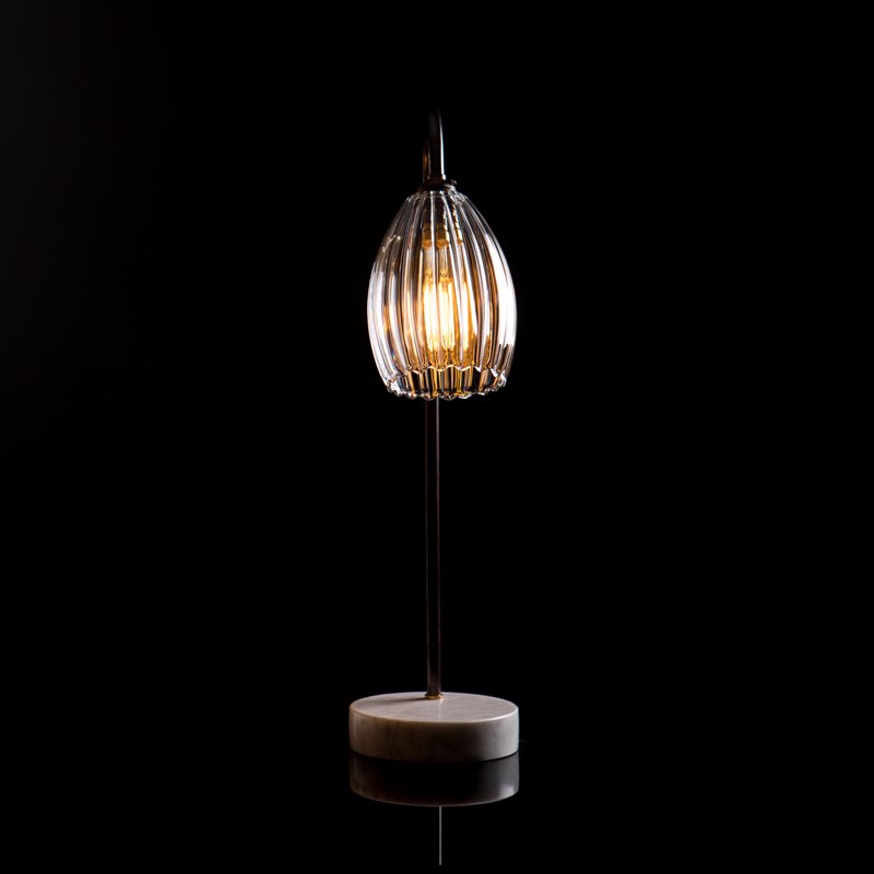 Image of Molly ribbed glass Table Lamp