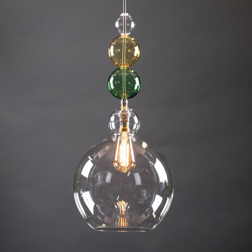 Queen Betty Glass Globe Pendant light